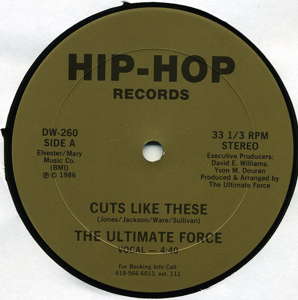 The Ultimate Force – Cuts Like These (1986, Vinyl) - Discogs