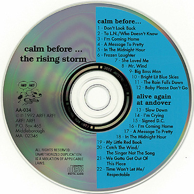 baixar álbum The Rising Storm - Calm Before Alive Again At Andover