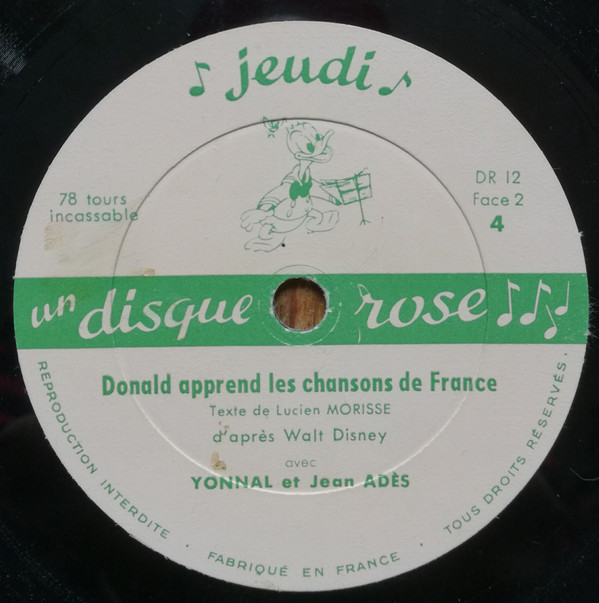 Album herunterladen Yonnal Et Jean Adès - Donald Apprend Les Chansons De France