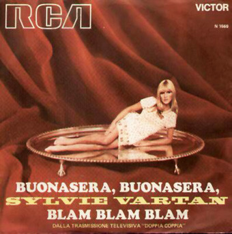 ladda ner album Sylvie Vartan - Buonasera Buonasera Blam Blam Blam