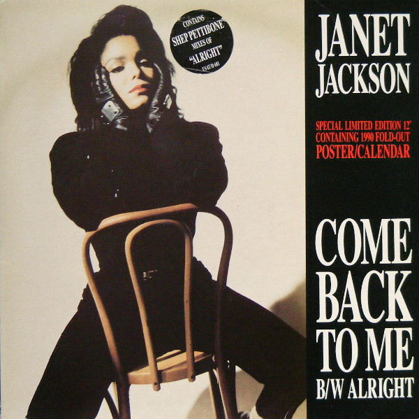 Janet Jackson – Come Back To Me / Alright (1990, Vinyl) - Discogs