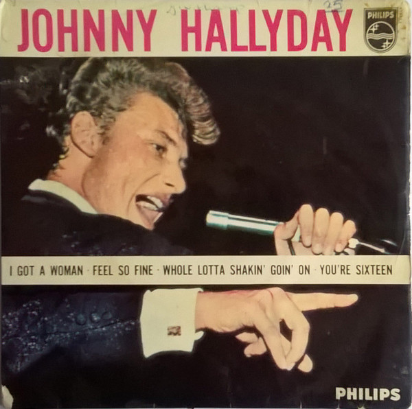 Johnny Hallyday - I Got A Woman - EP Pochette Espagnole (Vinyle 7'')