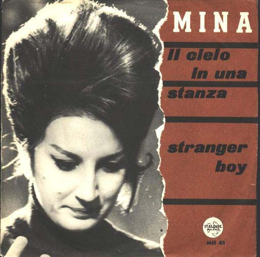 Mina Il cielo in una stanza vinile 45 giri anni 60 - Collezione OnLine