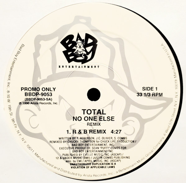 Total – No One Else (Remix) (1996, Vinyl) - Discogs