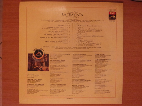 baixar álbum Giuseppe Verdi, Antonietta Stella, Giuseppe di Stefano, Tito Gobbi, Elvira Galassi, Nicola Zaccaria, Orchestra Del Teatro Alla Scala, Coro Del Teatro Alla Scala, Tullio Serafin - La Traviata Selezione DallOpera