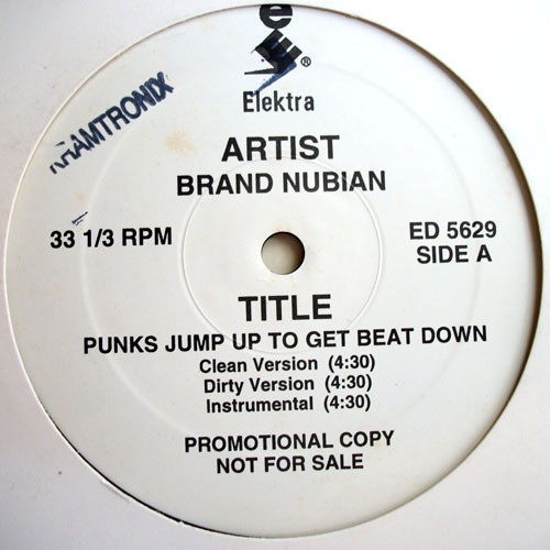 Brand Nubian – Punks Jump Up To Get Beat Down (Vinyl) - Discogs