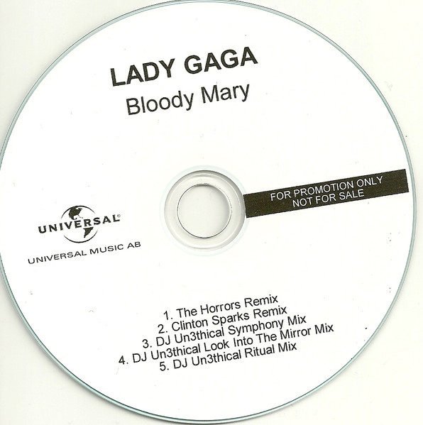 Lady Gaga – Bloody Mary (CDr) - Discogs