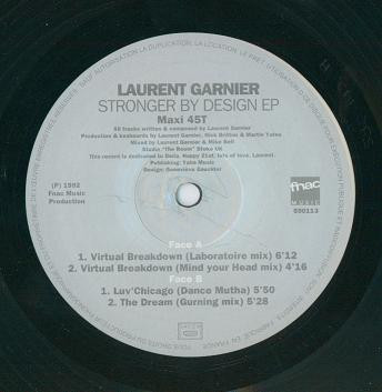 Album herunterladen Laurent Garnier - Stronger By Design EP