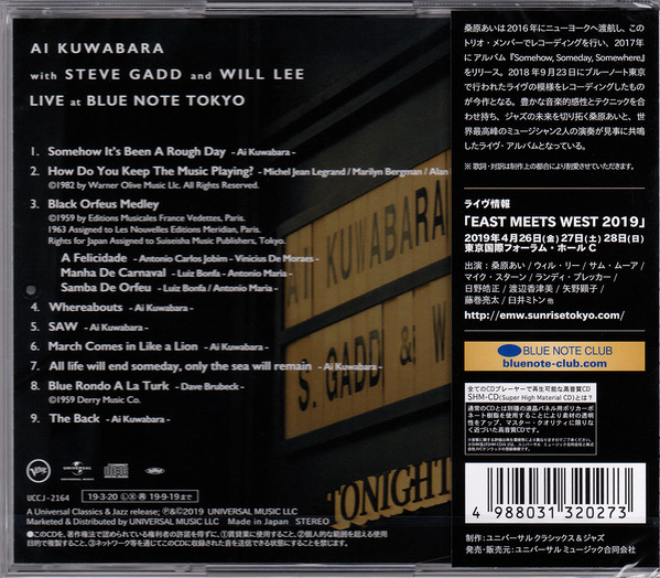 descargar álbum Ai Kuwabara With Steve Gadd And Will Lee - Live At Blue Note Tokyo