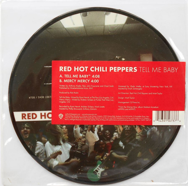 Red Hot Chili Peppers – Tell Me Baby (2006, Vinyl) - Discogs