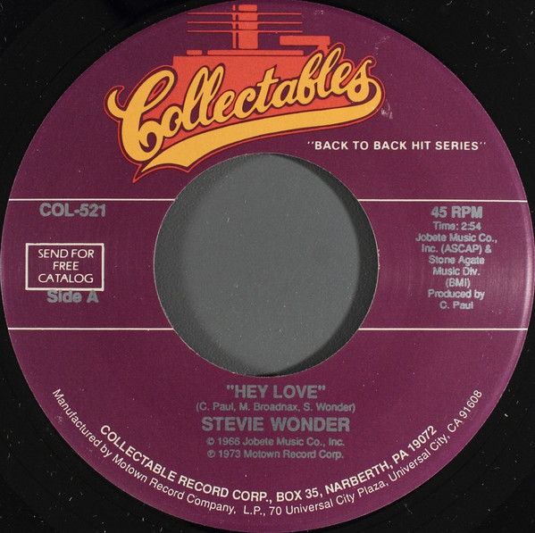 last ned album Stevie Wonder - Hey Love Im Wondering