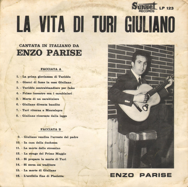 descargar álbum Enzo Parise - La Vita Di Turi Giuliano
