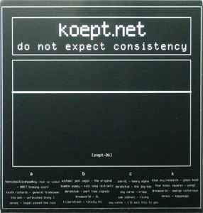 Various - Do Not Expect Consistency album cover