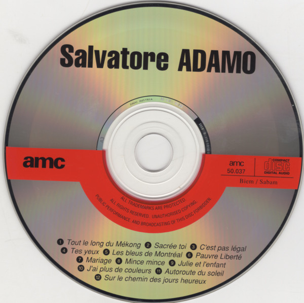 descargar álbum Salvatore Adamo - Pauvre Liberté