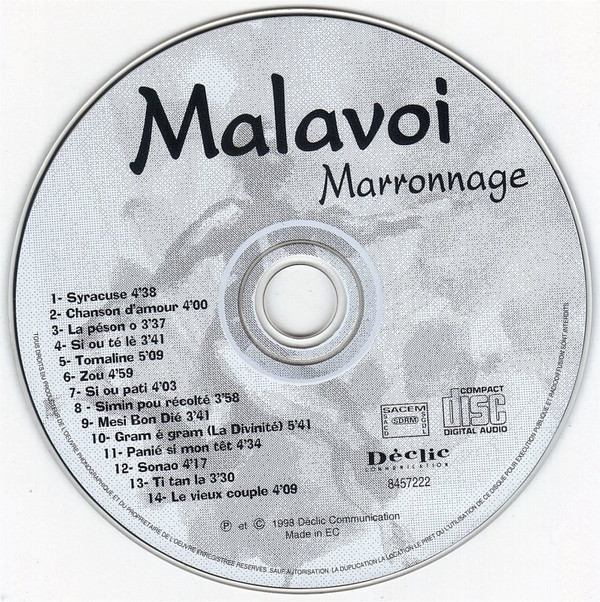 descargar álbum Download Malavoi - Marronnage album
