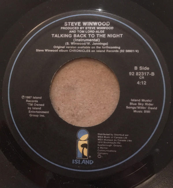ladda ner album Steve Winwood - Valerie Talking Back To The Night