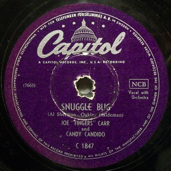 Album herunterladen Joe Fingers Carr and Candy Candido - Cecilia Snuggle Bug