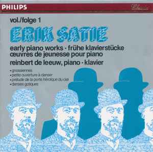 Erik Satie - Early Piano Works = Frühe Klavierstücke = Œuvres De Jeunesse Pour Piano Vol./Folge 1 album cover