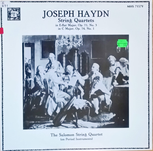 baixar álbum Joseph Haydn, The Salomon String Quartet - String Quartets in E flat Major Op 71 No 3 and in C Major Op 74 No 1