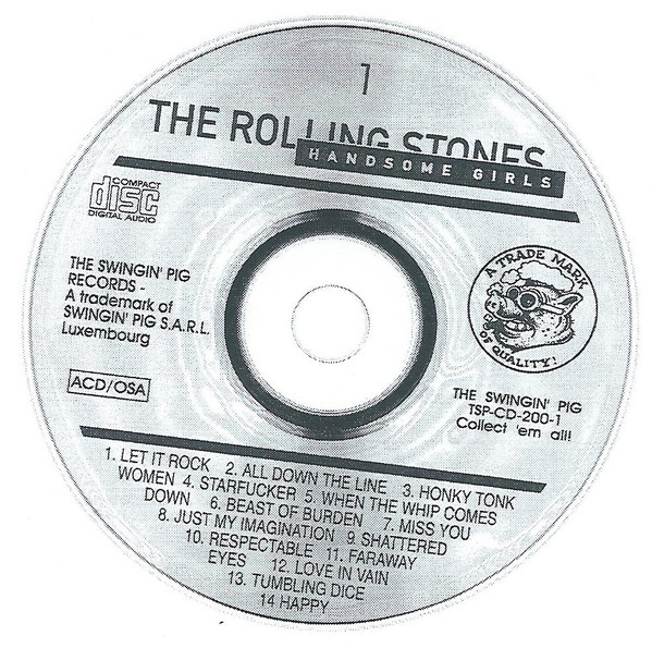 The Rolling Stones – Handsome Girls (1996, CD) - Discogs