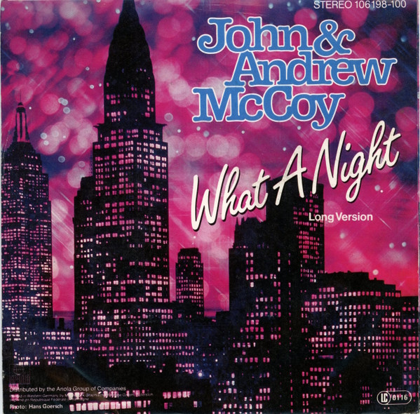 Album herunterladen John & Andrew McCoy - What A Night