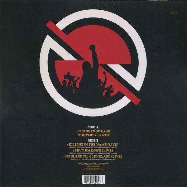 Prophets Of Rage - The Party's Over | Caroline Records (4252000276) - 2