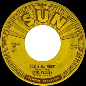 Elvis Presley - That's All Right / Blue Moon Of Kentucky album cover