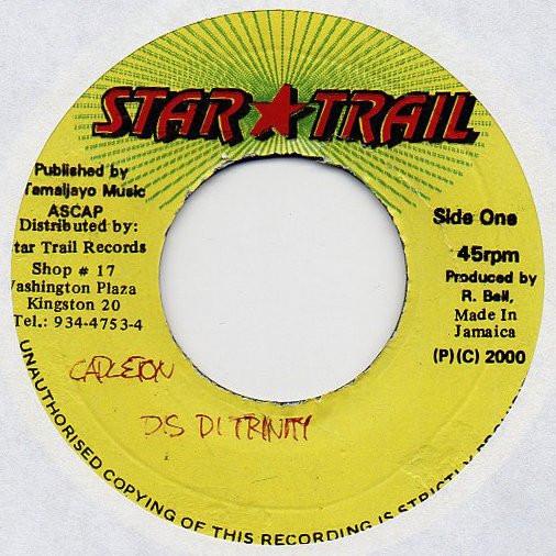 Capleton – Don't Dis (The Trinity) (1994, Vinyl) - Discogs