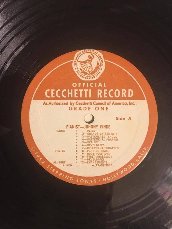 lataa albumi Johnny Finke - Grade One Cecchetti Ballet Record
