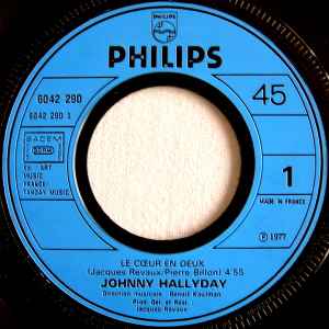 Johnny Hallyday - Le Cœur En Deux / Il Neige Sur Nashville
