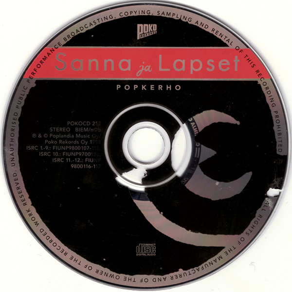 télécharger l'album Sanna Ja Lapset - Popkerho