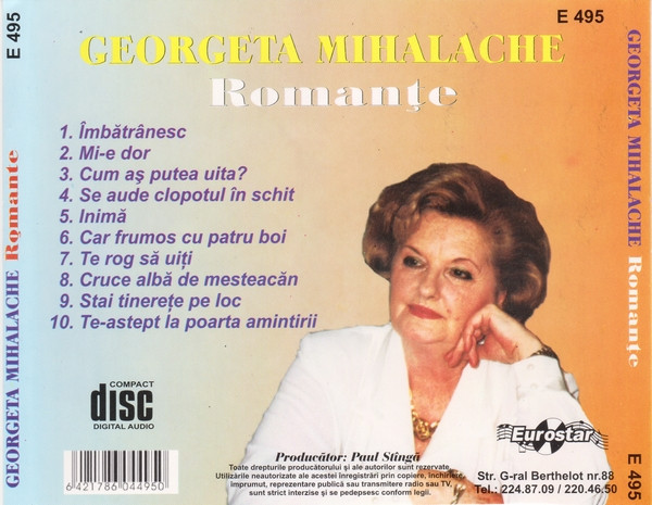 baixar álbum Georgeta Mihalache - Romanțe