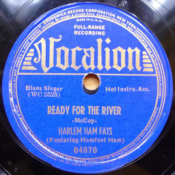 lataa albumi Harlem Hamfats Featuring Hamfoot Ham - Bartenders Blues Ready For The River