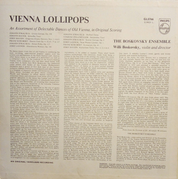 baixar álbum The Boskovsky Ensemble - Vienna Lollipops