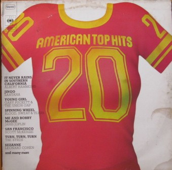 Обложка конверта виниловой пластинки Various - 20 American Top Hits