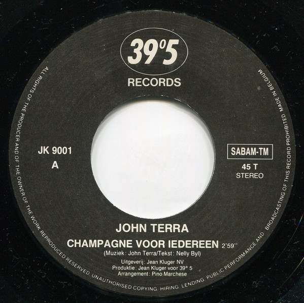 last ned album John Terra - Champagne Voor Iedereen