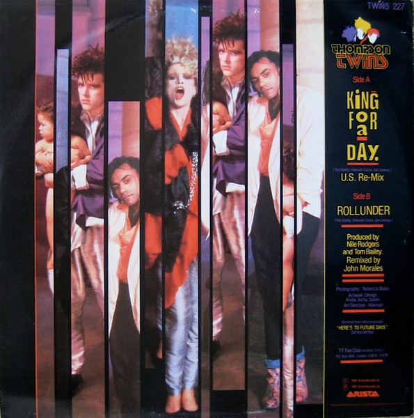 Thompson Twins – King For A Day (U.S. Re-Mix) (1985, Vinyl) - Discogs