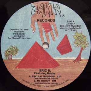 Eric B. & Rakim - Eric B. Is President / My Melody album cover