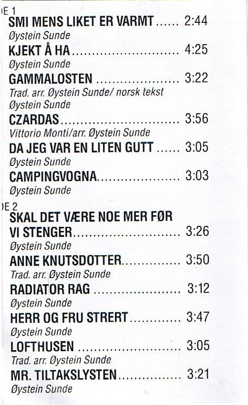 lataa albumi Øystein Sunde - Kjekt Å Ha