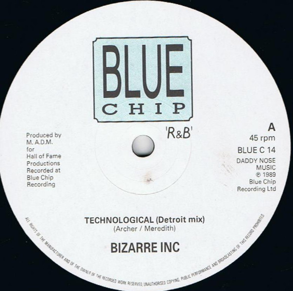 Bizarre Inc – Technological (1989, Vinyl) - Discogs