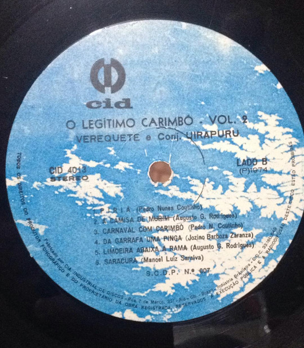 last ned album Verequete E O Conjunto Uirapurú - O Legitimo Carimbó Vol 2