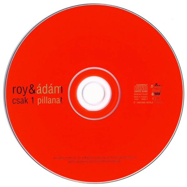 ladda ner album Roy&Ádám - Csak 1 Pillanat