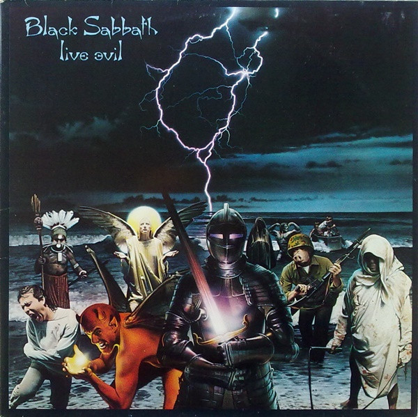 Обложка конверта виниловой пластинки Black Sabbath - Live Evil