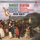 last ned album Download Kodály Bartók The Saint Paul Chamber Orchestra Hugh Wolff - Divertimento Romanian Folk Dances Marosszék Dances Galánta Dances album