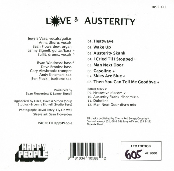 descargar álbum Pama Int'l - Love Austerity