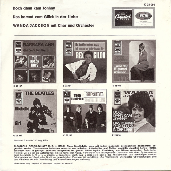 baixar álbum Wanda Jackson - Doch Dann Kam Johnny