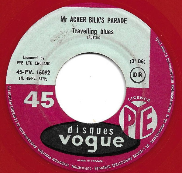 Album herunterladen Mr Acker Bilk's Parade - Travelling Blues Franklin Street Blues