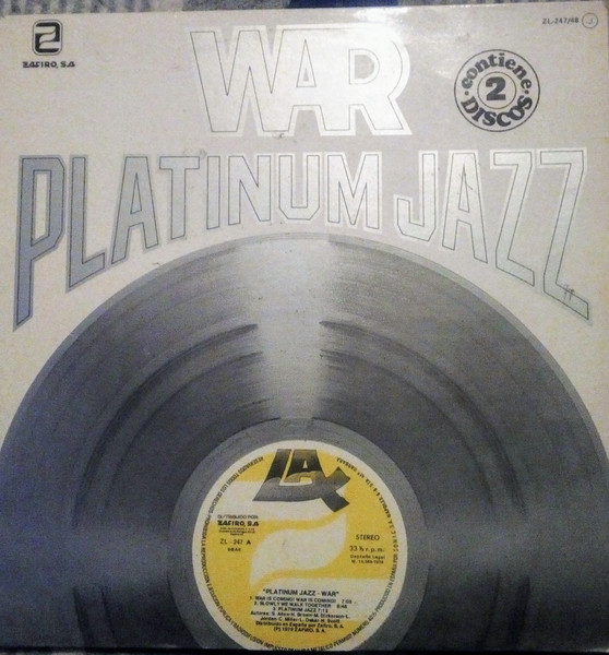 WAR PLATINUM JAZZ vinyl record