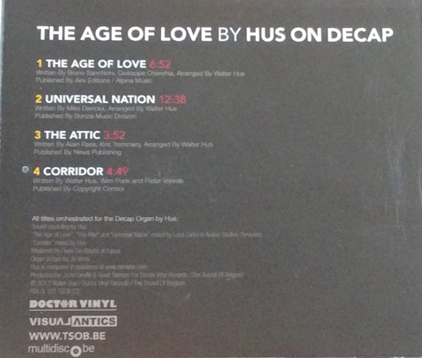 descargar álbum Walter Hus - The Age Of Love By Hus On Decap