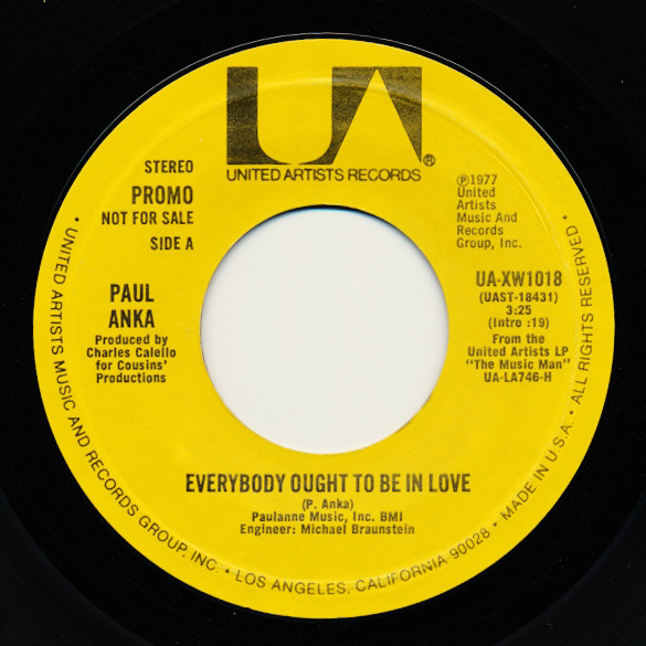baixar álbum Paul Anka - Everybody Ought To Be In Love